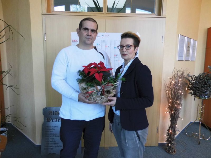 Mike Hohmann betreut künftig die Wetterstation